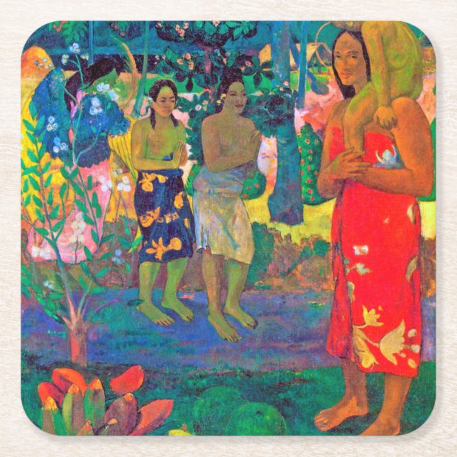 Dessous De Verre Carré Femmes tahitiennes, Gauguin (Devant)