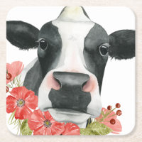 Ferme à pavot - Vache aux fleurs