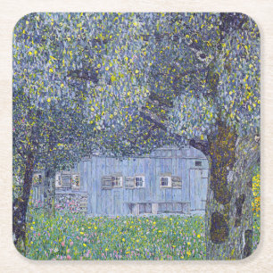 Dessous De Verre Carré Ferme, Gustav Klimt