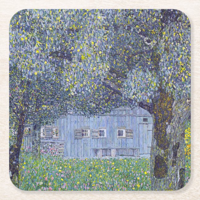 Dessous De Verre Carré Ferme, Gustav Klimt (Devant)
