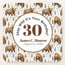 Fête d'anniversaire de l'ours sauvage 