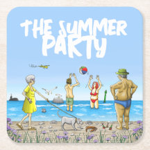 Fête d'anniversaire d'été à la plage