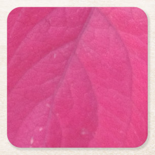 Dessous De Verre Carré Feuille d'automne pourpre