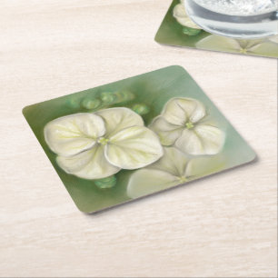 Dessous De Verre Carré Floral