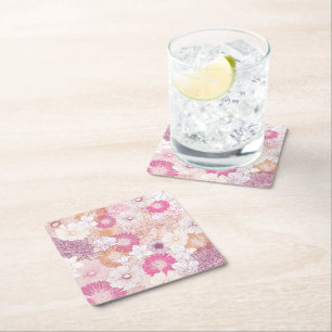Dessous De Verre Carré Floral sans joint