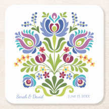Floral Violet Design hongrois