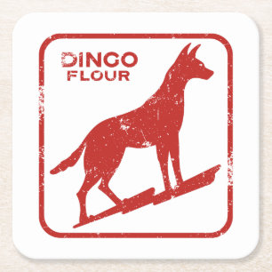 Dessous De Verre Carré Flore Dingo