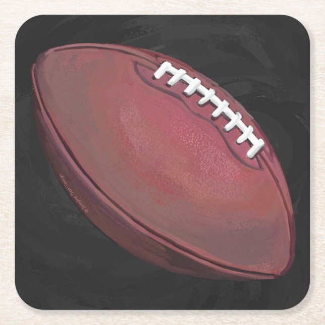 Dessous De Verre Carré Football (Devant)