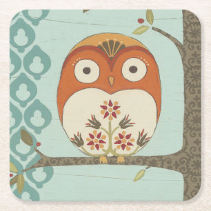 Dessous De Verre Carré Forêt Whimsy I