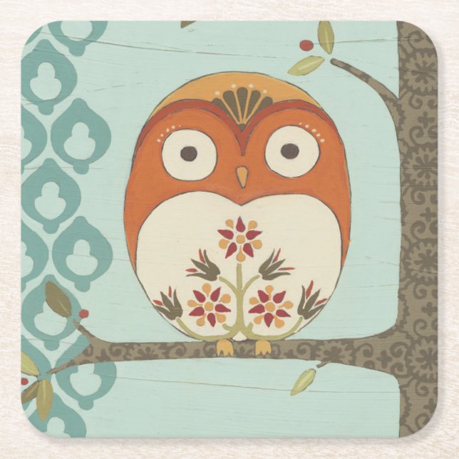 Dessous De Verre Carré Forêt Whimsy I (Devant)