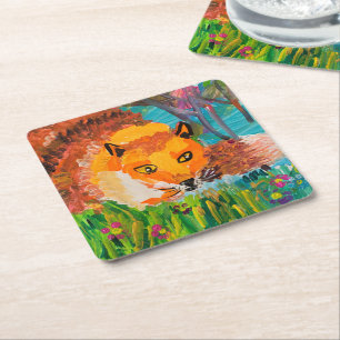 Dessous De Verre Carré Foxy