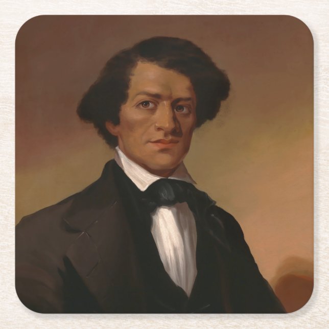 Dessous De Verre Carré Fr3d3rick Bailey Douglass : Légende des droits civ (Devant)