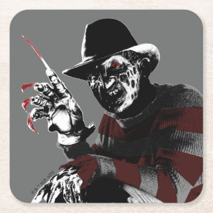 Dessous De Verre Carré Freddy contre Jason   Freddy Seeing Red