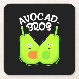 Dessous De Verre Carré Frère Avocado