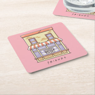 Dessous De Verre Carré FRIENDS™ Central Perk Café Dessin Animé
