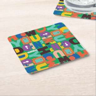 Dessous De Verre Carré FRIENDS™ Comment vas-tu Design Vibrant