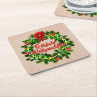 Frohe Weihnachten Untersetzer Noël