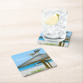 Dessous De Verre Carré Fuerteventura Cork Coaster
