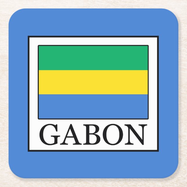 Dessous De Verre Carré Gabon (Devant)