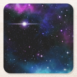 Dessous De Verre Carré Galaxie