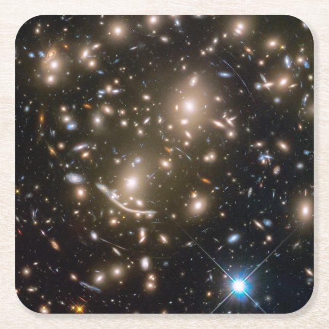 Dessous De Verre Carré Galaxy Cluster Abell 370 (Devant)