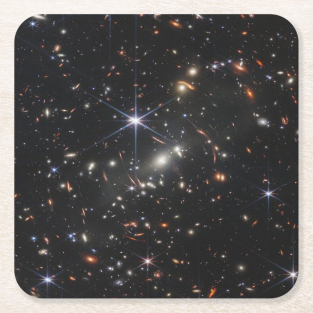 Dessous De Verre Carré Galaxy Cluster Smacs 0723. (Devant)