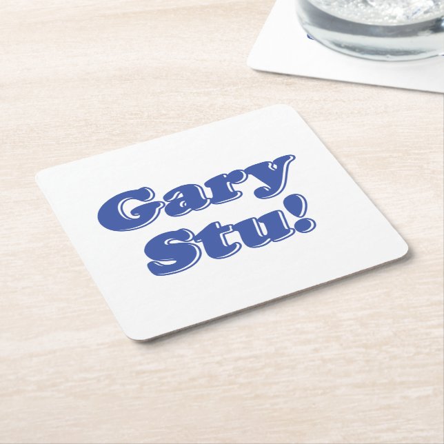Dessous De Verre Carré Gary Stu ! (Incliné)