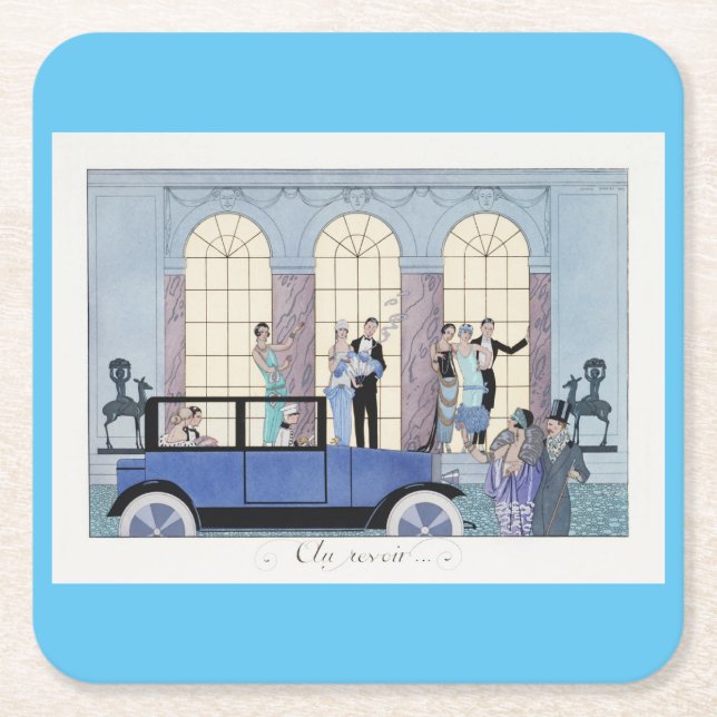 Dessous De Verre Carré George Barbier (Devant)