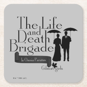 Dessous De Verre Carré Gilmore Girls  La brigade de la vie et de la mort