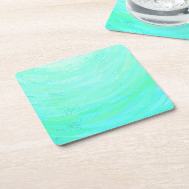 Dessous De Verre Carré Glace à la menthe (Incliné)