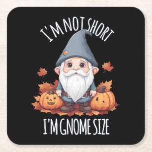 Dessous De Verre Carré Gnome mignon fantaisiste en automne