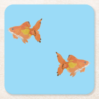 Dessous De Verre Carré goldfishes