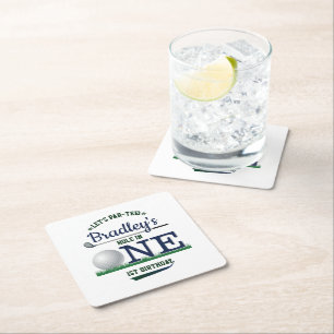 Dessous De Verre Carré Golf PAR-TEE 1er anniversaire