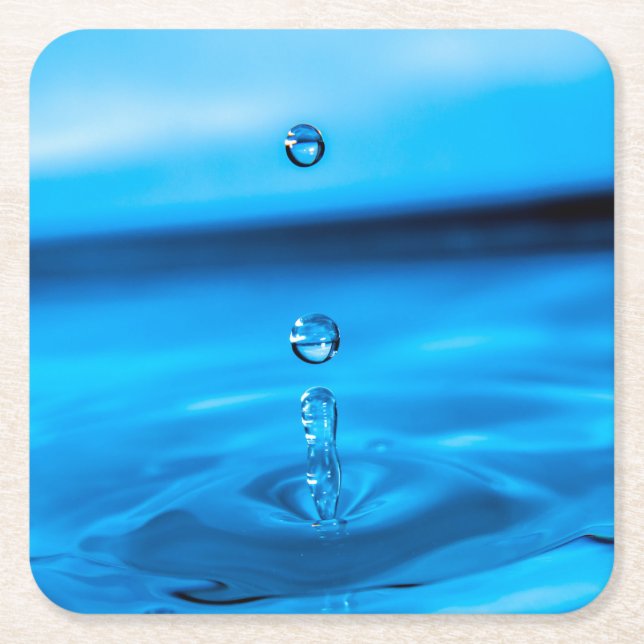 Dessous De Verre Carré Goutte d'eau (Devant)