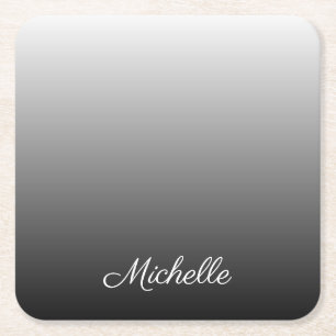 Dessous De Verre Carré gradient personnel ombre blâmes of grey