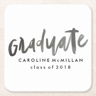 Dessous De Verre Carré Graduation personnalisée