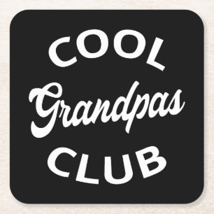 Dessous De Verre Carré Grandpas Club cool I