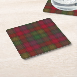 Dessous De Verre Carré Green and red