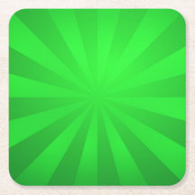 Green Retro Sunburst