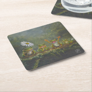 Dessous De Verre Carré Grenouilles "Daisy Day"