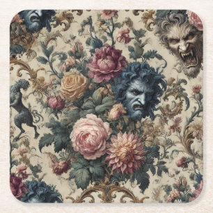 Dessous De Verre Carré Grimoire Blue Moon – Victorien gothique
