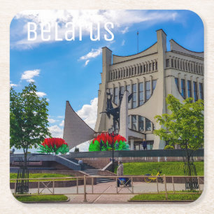 Dessous De Verre Carré Grodno Belarus Cityscape Architecture Ville Vue