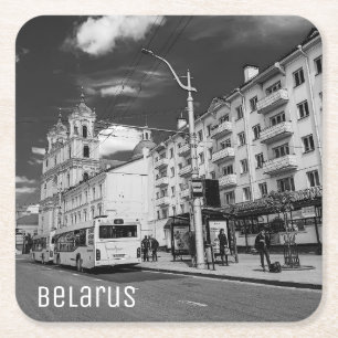 Dessous De Verre Carré Grodno Belarus Cityscape Architecture Ville Vue
