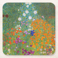 Gustav Klimt - Jardin des fleurs
