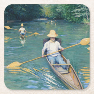 Dessous De Verre Carré Gustave Caillebotte - Esquifs sur l'Yerres