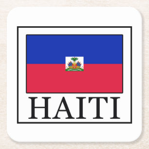 Dessous De Verre Carré Haïti