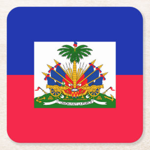 Dessous De Verre Carré Haïti
