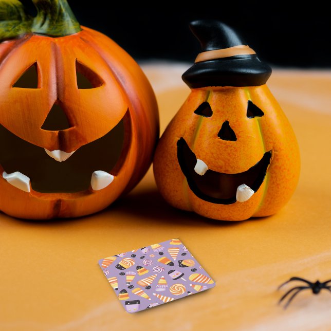 Dessous De Verre Carré Halloween Candycorn (Créateur téléchargé)