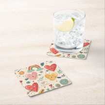 Happy Hearts - Whimsical Valentine's Day Motif