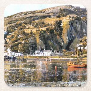 DESSOUS DE VERRE CARRÉ HARBOUR BARMOUTH WALES
